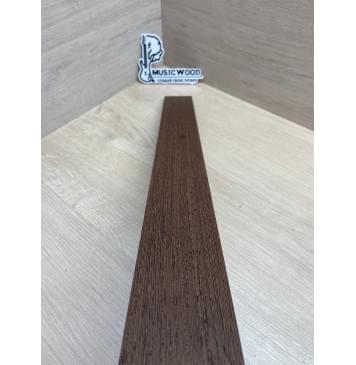 Венге заготовка накладки для электрогитары Радиал АА 8х70-55х565 мм (УЦЕНКА - червоточина)-6