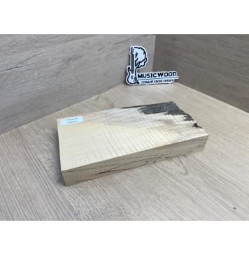 Клён Американский Spalted Волнистый Универсальная заготовка Радиал ААА Волна ААА 34х115х225 мм-3
