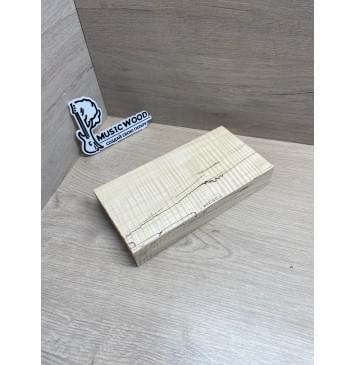 Клён Американский Spalted Волнистый Универсальная заготовка Радиал ААА Волна ААА 34х115х225 мм-0