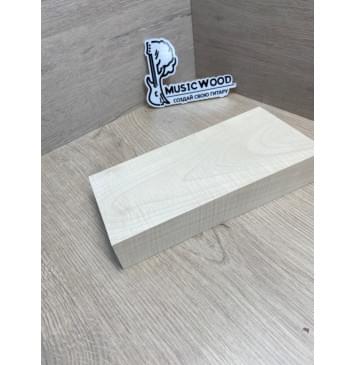 Клён Белый Явор, Волнистый Универсальная заготовка Смешанный АА Волна А 33х99х210 мм-5