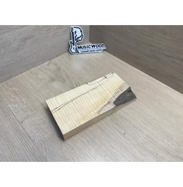 Клён Американский Spalted Волнистый Универсальная заготовка Смешанный ААА Волна ААА 30х101х217 мм-0