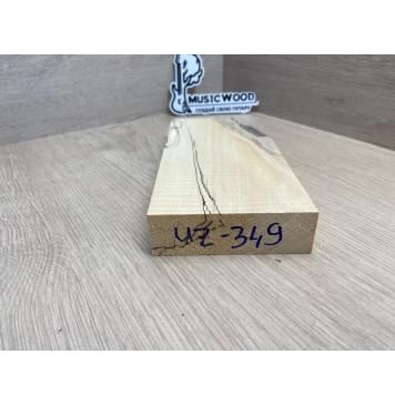 Клён Американский Spalted Волнистый Универсальная заготовка Смешанный ААА Волна ААА 30х101х217 мм-1