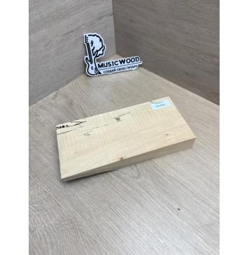 Клён Американский Spalted Волнистый Универсальная заготовка Смешанный ААА Волна ААА 30х101х217 мм-6