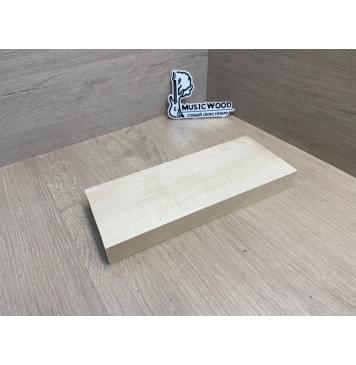 Клён Белый Явор, Волнистый Универсальная заготовка Смешанный ААА Волна А 28х105х270 мм-0