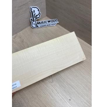 Клён Белый Явор, Волнистый Универсальная заготовка Смешанный ААА Волна А 28х105х270 мм-5