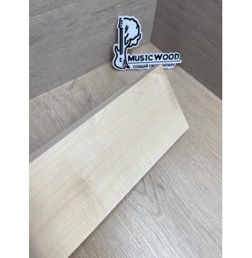 Клён Белый Явор, Волнистый Универсальная заготовка Смешанный ААА Волна А 28х105х270 мм-7