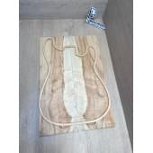 Клён Американский Ashleaf заготовка на топ Смешанный ААА 12х169х510 мм 2 шт, книжкой