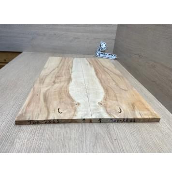 Клён Американский Ashleaf заготовка на топ Смешанный ААА 12х169х510 мм 2 шт, книжкой-2