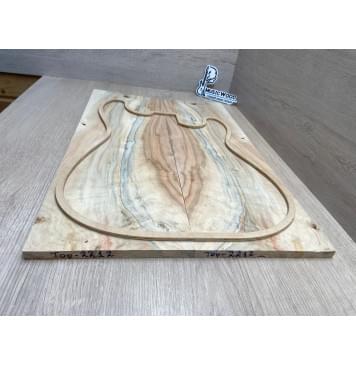 Клён Американский Ashleaf заготовка на топ Смешанный ААА 11х179х545 мм 2 шт, книжкой-1