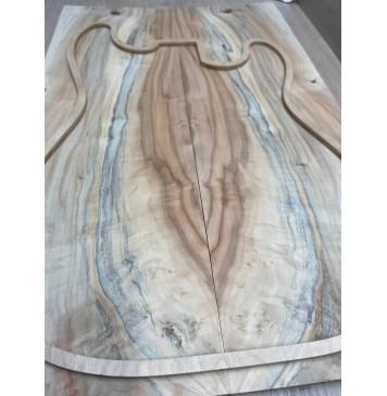 Клён Американский Ashleaf заготовка на топ Смешанный ААА 11х179х545 мм 2 шт, книжкой-2