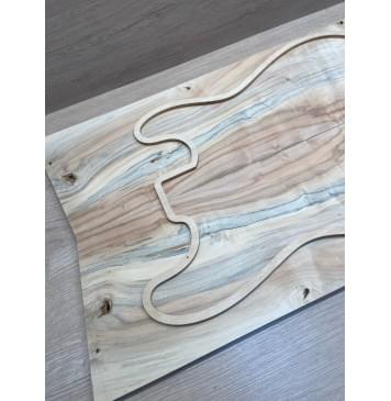 Клён Американский Ashleaf заготовка на топ Смешанный ААА 11х179х545 мм 2 шт, книжкой-3