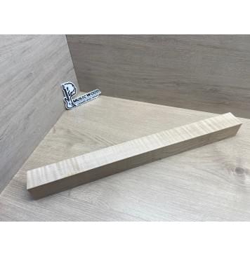 Клён Белый Явор, Волнистый Универсальная заготовка Смешанный ААА Волна АА 53х46х553 мм-0