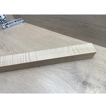 Клён Белый Явор, Волнистый Универсальная заготовка Смешанный ААА Волна АА 53х46х553 мм-4