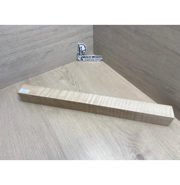 Клён Белый Явор, Волнистый Универсальная заготовка Смешанный ААА Волна АА 53х46х553 мм-8