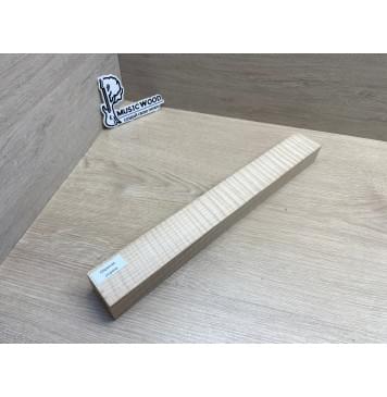 Клён Белый Явор, Волнистый Универсальная заготовка Смешанный ААА Волна ААА 37х48х410 мм-7