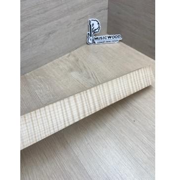 Клён Белый Явор, Волнистый Универсальная заготовка Смешанный ААА Волна ААА 37х48х410 мм-4