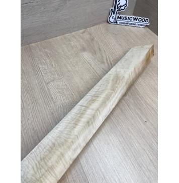 Клён Американский Волнистый Универсальная заготовка Смешанный АА Волна ААА 30х49х600 мм-14