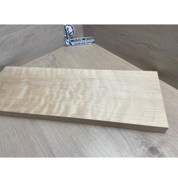 Берёза Пламенная Универсальная заготовка Тангент АА Волна ААА 27х192х540 мм-3