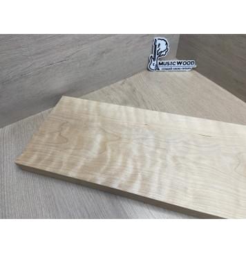 Берёза Пламенная Универсальная заготовка Тангент АА Волна ААА 27х192х540 мм-2