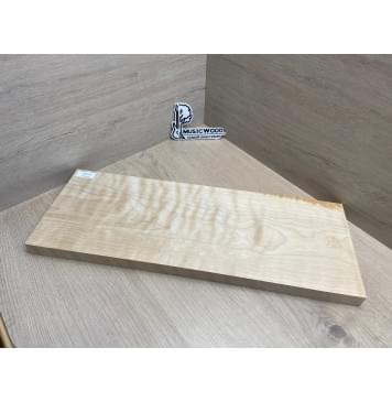 Берёза Пламенная Универсальная заготовка Тангент АА Волна ААА 27х192х540 мм-6
