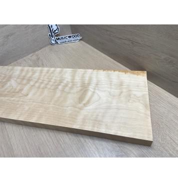 Берёза Пламенная Универсальная заготовка Тангент АА Волна ААА 27х192х540 мм-9