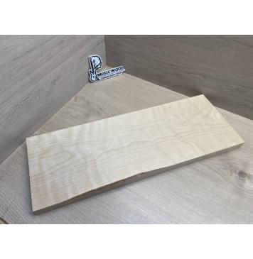 Берёза Пламенная Универсальная заготовка Тангент ААА Волна АА 28х193х539 мм-0