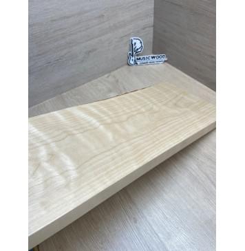 Берёза Пламенная Универсальная заготовка Тангент ААА Волна АА 28х193х539 мм-5