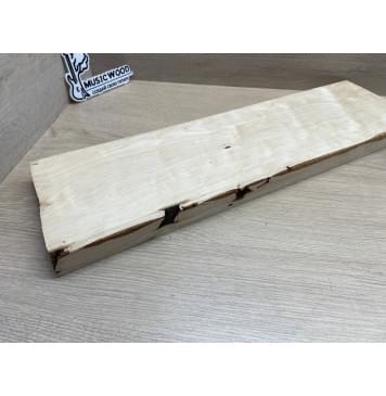 Берёза Пламенная Универсальная заготовка Смешанный А Волна АА 26х151х535 мм-7