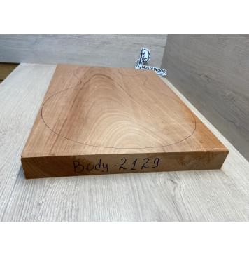 Махагон Африканский Кая заготовка корпуса Тангент АА 44х339х460 мм, 516 кг/м3 (массив)-1