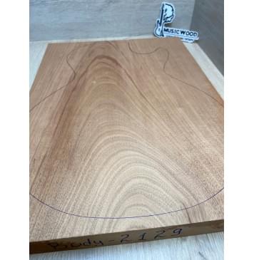 Махагон Африканский Кая заготовка корпуса Тангент АА 44х339х460 мм, 516 кг/м3 (массив)-3