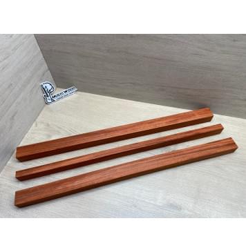 Падук заготовка грифа электрогитары Радиал АА 34х(38-19-38)х692 мм - из 3х частей-2