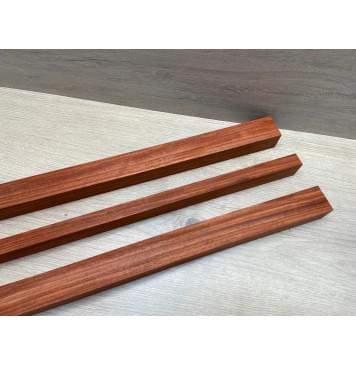 Падук заготовка грифа электрогитары Радиал АА 34х(38-19-38)х692 мм - из 3х частей-1