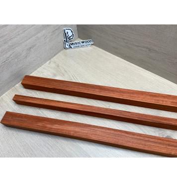 Падук заготовка грифа электрогитары Радиал АА 34х(38-19-38)х692 мм - из 3х частей-4