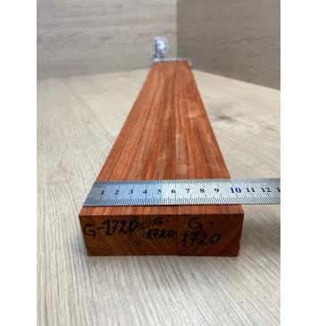 Падук заготовка грифа электрогитары Радиал АА 34х(38-19-38)х692 мм - из 3х частей-3