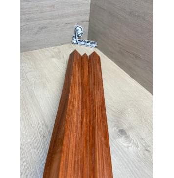 Падук заготовка грифа электрогитары Радиал АА 34х(38-19-38)х692 мм - из 3х частей-6