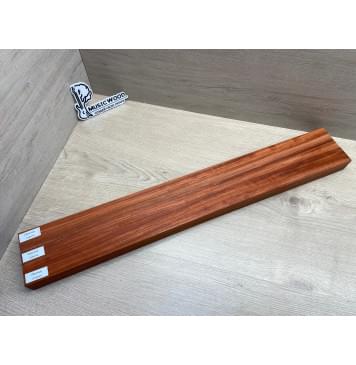 Падук заготовка грифа электрогитары Радиал АА 34х(38-19-38)х692 мм - из 3х частей-7