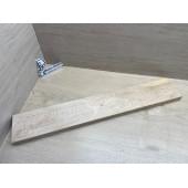 Клён Белый Явор, Волнистый заготовка грифа для электрогитары Тангент АА Волна А 27х114х718 мм