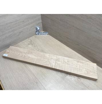 Клён Белый Явор, Волнистый заготовка грифа для электрогитары Тангент АА Волна А 27х114х718 мм-8