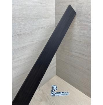 Эбен Чёрный заготовка накладки для бас-гитары Радиал А 8(7)х71-57х720 мм-3