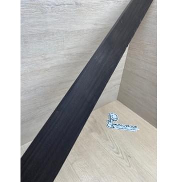 Эбен Чёрный заготовка накладки для бас-гитары Радиал А 8(7)х71-57х720 мм-4