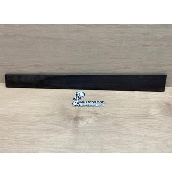 Эбен Чёрный заготовка накладки для бас-гитары Радиал АА 8(7)х70-56х706 мм-0