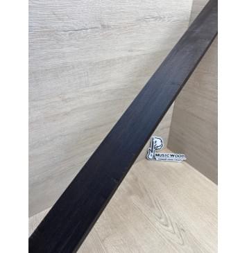 Эбен Чёрный заготовка накладки для бас-гитары Радиал АА 8(7)х70-56х706 мм-4