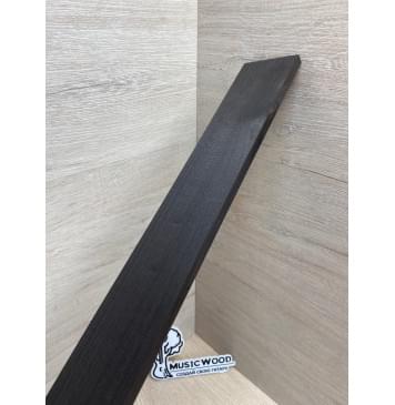 Эбен Чёрный заготовка накладки для бас-гитары Радиал А 8(7)х72-57х709 мм-5