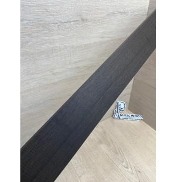 Эбен Чёрный заготовка накладки для бас-гитары Радиал А 8(7)х72-57х709 мм-6