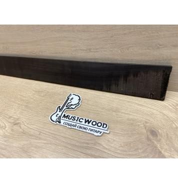 Эбен Чёрный заготовка накладки для бас-гитары Радиал А 8(7)х71-59х716 мм-1