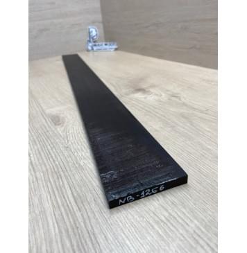 Эбен Чёрный заготовка накладки для бас-гитары Радиал А 8(7)х71-59х716 мм-3