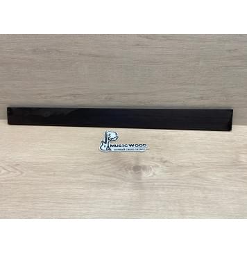 Эбен Чёрный заготовка накладки для бас-гитары Радиал А 9(8)х64-52х697 мм-0