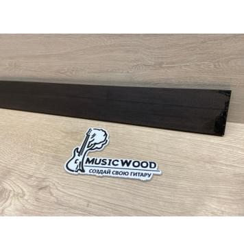 Эбен Чёрный заготовка накладки для бас-гитары Радиал А 9(8)х64-52х697 мм-1