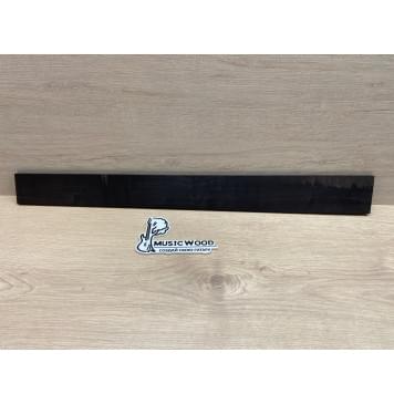 Эбен Чёрный заготовка накладки для бас-гитары Смешанный А 8(7)х71-59х677 мм-0