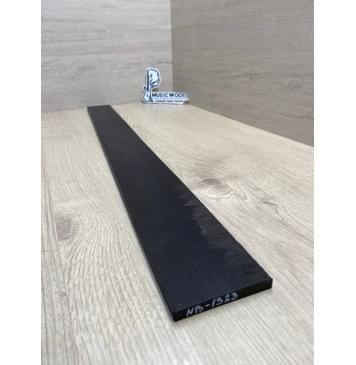 Эбен Чёрный заготовка накладки для бас-гитары Смешанный А 8(7)х71-59х677 мм-4